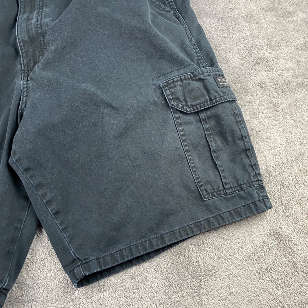 Wrangler‎ Cargo Chino Shorts Mens 35 Gray - Picture 2 of 14